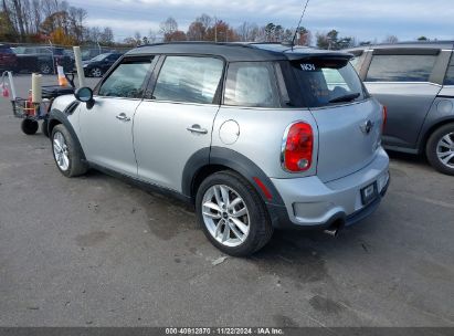 2011 MINI COOPER S COUNTRYMAN Silver  Gasoline WMWZC3C5XBWL78864 photo #4