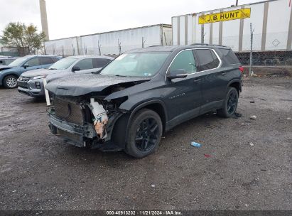 2021 CHEVROLET TRAVERSE AWD LT LEATHER Gray  Gasoline 1GNEVHKW8MJ177684 photo #3