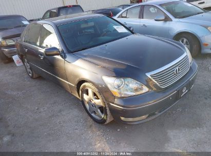 2005 LEXUS LS 430 Black  Gasoline JTHBN36F955007867 photo #1