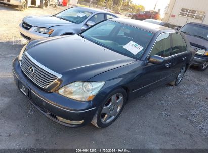 2005 LEXUS LS 430 Black  Gasoline JTHBN36F955007867 photo #3