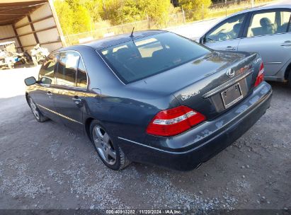 2005 LEXUS LS 430 Black  Gasoline JTHBN36F955007867 photo #4