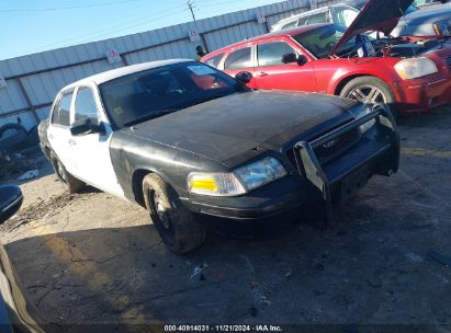 2008 FORD CROWN VICTORIA POLICE/POLICE INTERCEPTOR Black  Flexible Fuel 2FAFP71VX8X119024 photo #1