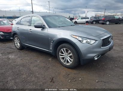 2017 INFINITI QX70 Gray  Gasoline JN8CS1MW7HM414817 photo #1