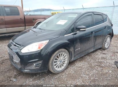 2013 FORD C-MAX HYBRID SEL Black  Hybrid 1FADP5BU7DL515131 photo #3