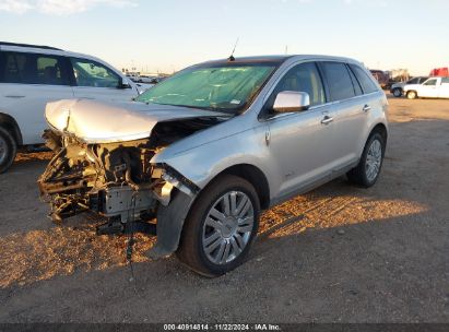 2010 LINCOLN MKX Silver  Gasoline 2LMDJ6JC0ABJ21203 photo #3