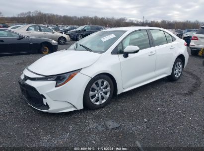 2022 TOYOTA COROLLA LE White  Gasoline JTDEPMAE6N3004868 photo #3