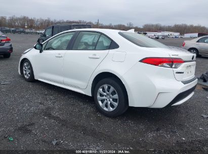 2022 TOYOTA COROLLA LE White  Gasoline JTDEPMAE6N3004868 photo #4