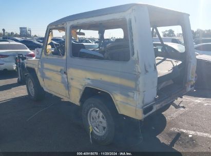 1981 MERCEDES-BENZ G CLASS Yellow  Other 46033017010123 photo #4