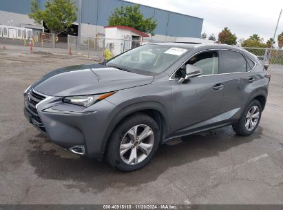 2017 LEXUS NX 200T Gray  Gasoline JTJBARBZ8H2111544 photo #3