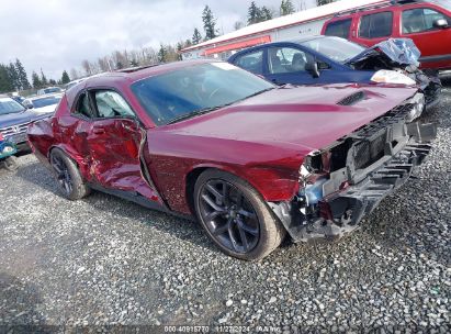 2021 DODGE CHALLENGER R/T Red  Gasoline 2C3CDZBT0MH568218 photo #1