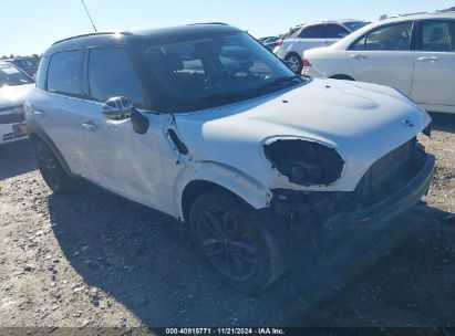 2013 MINI COUNTRYMAN COOPER S White  Gasoline WMWZC3C51DWP22844 photo #1