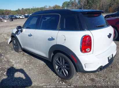 2013 MINI COUNTRYMAN COOPER S White  Gasoline WMWZC3C51DWP22844 photo #4