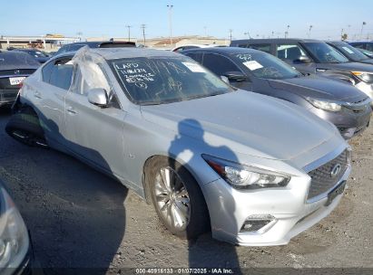 2019 INFINITI Q50 3.0T LUXE Silver  Gasoline JN1EV7AP2KM543313 photo #1