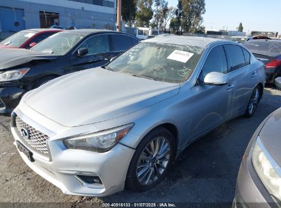 2019 INFINITI Q50 3.0T LUXE Silver  Gasoline JN1EV7AP2KM543313 photo #3