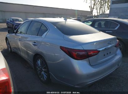 2019 INFINITI Q50 3.0T LUXE Silver  Gasoline JN1EV7AP2KM543313 photo #4