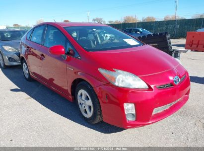 2010 TOYOTA PRIUS II Red  Hybrid JTDKN3DU3A5205079 photo #1