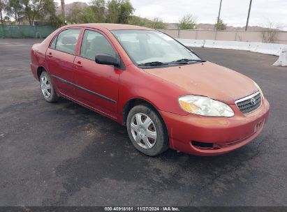 2008 TOYOTA COROLLA CE Red  Gasoline 1NXBR32E78Z957072 photo #1