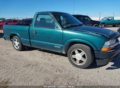 1998 CHEVROLET S-10 FLEETSIDE Green  Gasoline 1GCCS1441W8119583 photo #1