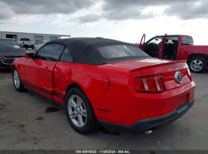 2012 FORD MUSTANG V6 Red  Gasoline 1ZVBP8EM9C5283310 photo #4