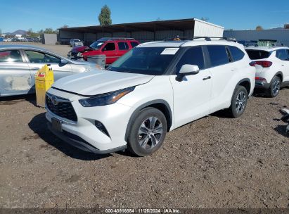 2023 TOYOTA HIGHLANDER XLE White  Gasoline 5TDKDRAH7PS035681 photo #3