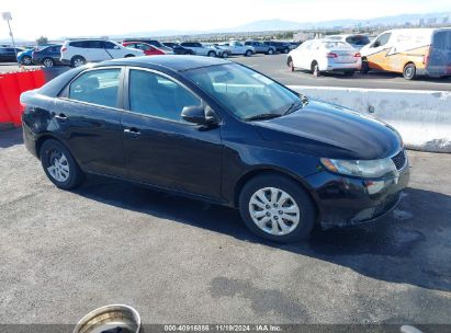 2011 KIA FORTE EX Black  Gasoline KNAFU4A25B5412522 photo #1