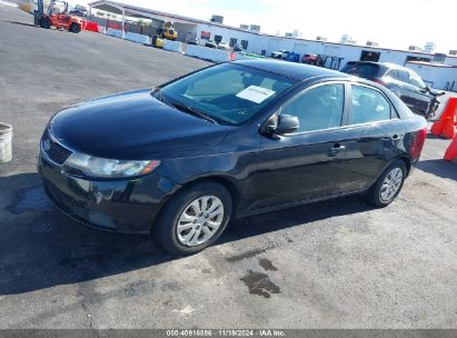 2011 KIA FORTE EX Black  Gasoline KNAFU4A25B5412522 photo #3