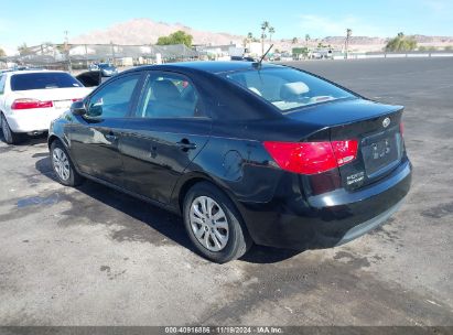 2011 KIA FORTE EX Black  Gasoline KNAFU4A25B5412522 photo #4