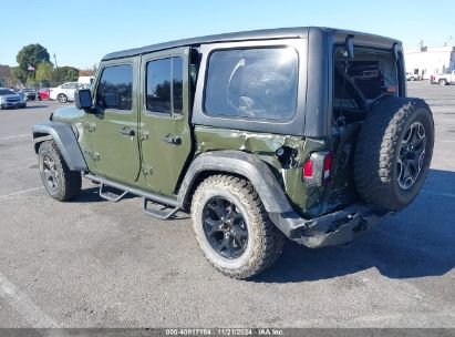 2022 JEEP WRANGLER UNLIMITED WILLYS 4X4 Green  Gasoline 1C4HJXDG5NW113205 photo #4