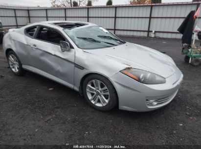 2008 HYUNDAI TIBURON GS Silver  Gasoline KMHHM66D38U266438 photo #1