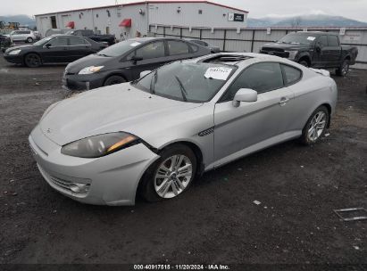 2008 HYUNDAI TIBURON GS Silver  Gasoline KMHHM66D38U266438 photo #3