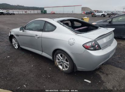 2008 HYUNDAI TIBURON GS Silver  Gasoline KMHHM66D38U266438 photo #4