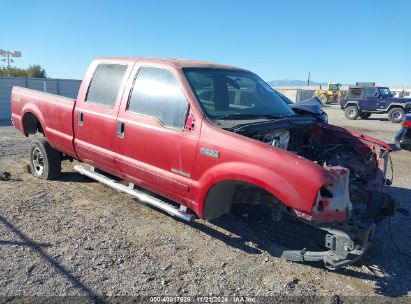 2003 FORD F-350 LARIAT/XL/XLT Red  Diesel 1FTSW31F63EA74736 photo #1