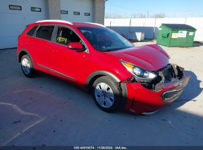 2018 KIA NIRO LX Red  Hybrid KNDCB3LC7J5190186 photo #1