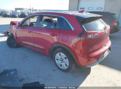 2018 KIA NIRO LX Red  Hybrid KNDCB3LC7J5190186 photo #4