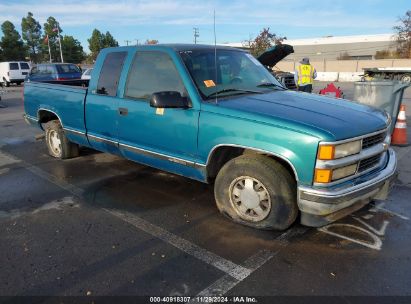 1997 CHEVROLET C1500 FLEETSIDE Green  Gasoline 1GCEC19R1VE155655 photo #1