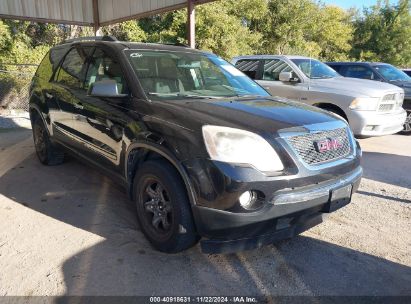 2012 GMC ACADIA SLE Black  Gasoline 1GKKRPED1CJ136921 photo #1