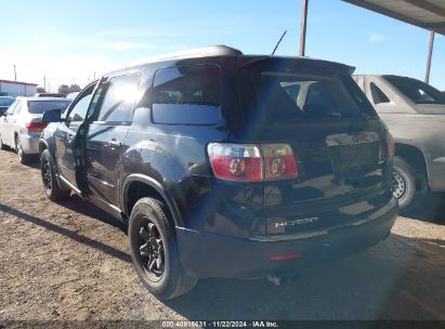 2012 GMC ACADIA SLE Black  Gasoline 1GKKRPED1CJ136921 photo #4