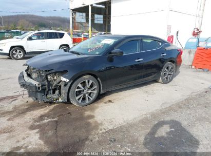 2016 NISSAN MAXIMA 3.5 S Black  Gasoline 1N4AA6AP0GC906258 photo #3