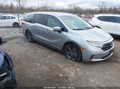 2021 HONDA ODYSSEY EX Silver  Gasoline 5FNRL6H55MB014484 photo #1