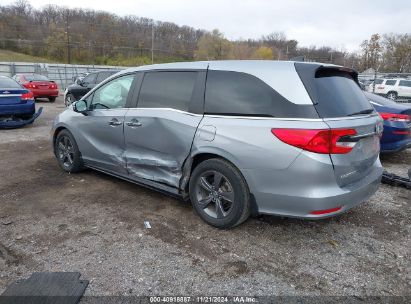 2021 HONDA ODYSSEY EX Silver  Gasoline 5FNRL6H55MB014484 photo #4