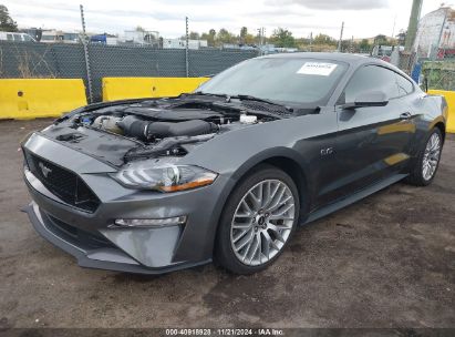 2022 FORD MUSTANG GT PREMIUM Gray  Gasoline 1FA6P8CF2N5134450 photo #3