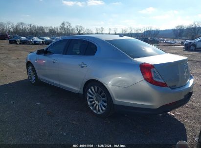 2014 LINCOLN MKS Silver  Gasoline 1LNHL9EKXEG609695 photo #4