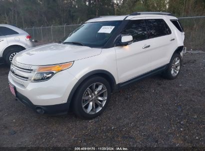 2015 FORD EXPLORER LIMITED White  Gasoline 1FM5K7F85FGB17977 photo #3