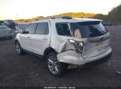 2015 FORD EXPLORER LIMITED White  Gasoline 1FM5K7F85FGB17977 photo #4