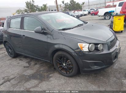 2014 CHEVROLET SONIC LT AUTO Black  Gasoline 1G1JC6SG6E4154326 photo #1