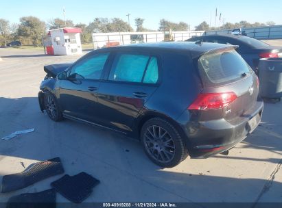 2016 VOLKSWAGEN GOLF GTI SE 4-DOOR Black  Gasoline 3VW5T7AU5GM036715 photo #4