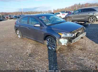 2019 HYUNDAI IONIQ LIMITED Gray  Hybrid KMHC85LC8KU143049 photo #1