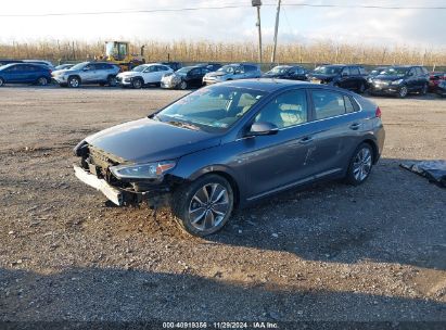 2019 HYUNDAI IONIQ LIMITED Gray  Hybrid KMHC85LC8KU143049 photo #3