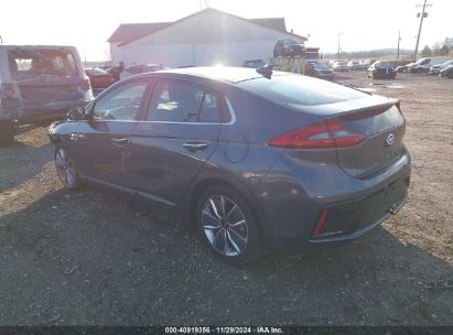 2019 HYUNDAI IONIQ LIMITED Gray  Hybrid KMHC85LC8KU143049 photo #4