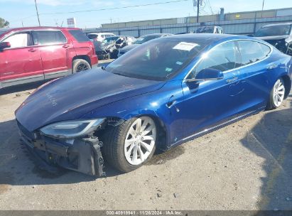 2016 TESLA MODEL S Blue  Electric 5YJSA1E21GF175990 photo #3